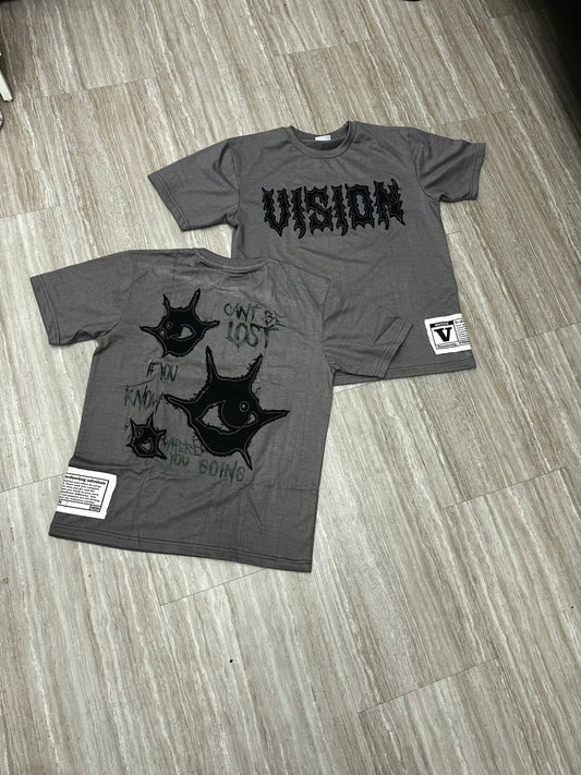 VISION Oversized Grey T-Shirt